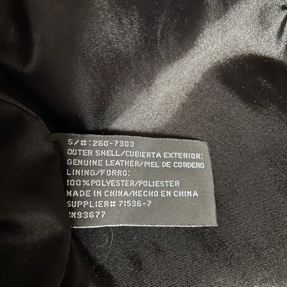 Jacqueline Ferrar Leather Double Breasted Pea Coat - Picture 5 of 7
